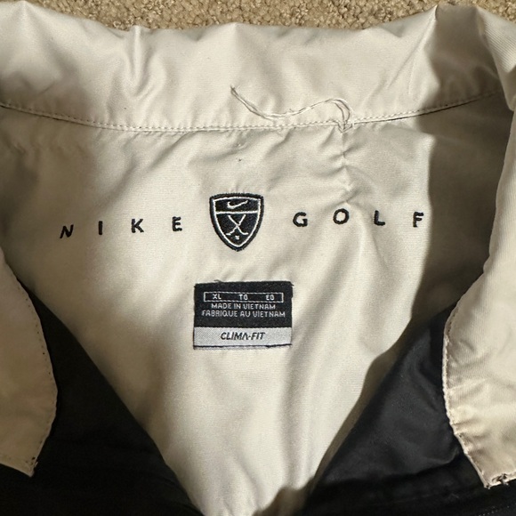 Nike Black Windbreaker Jacket with Cap and Khaki Pants - Picture 3 of 3